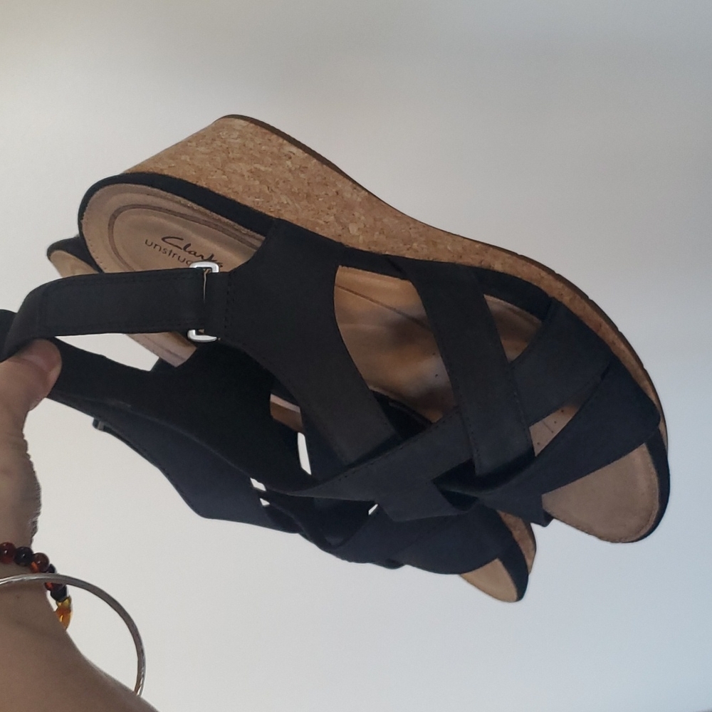 NIB Clarks Wedge Heel 8.5 Wide